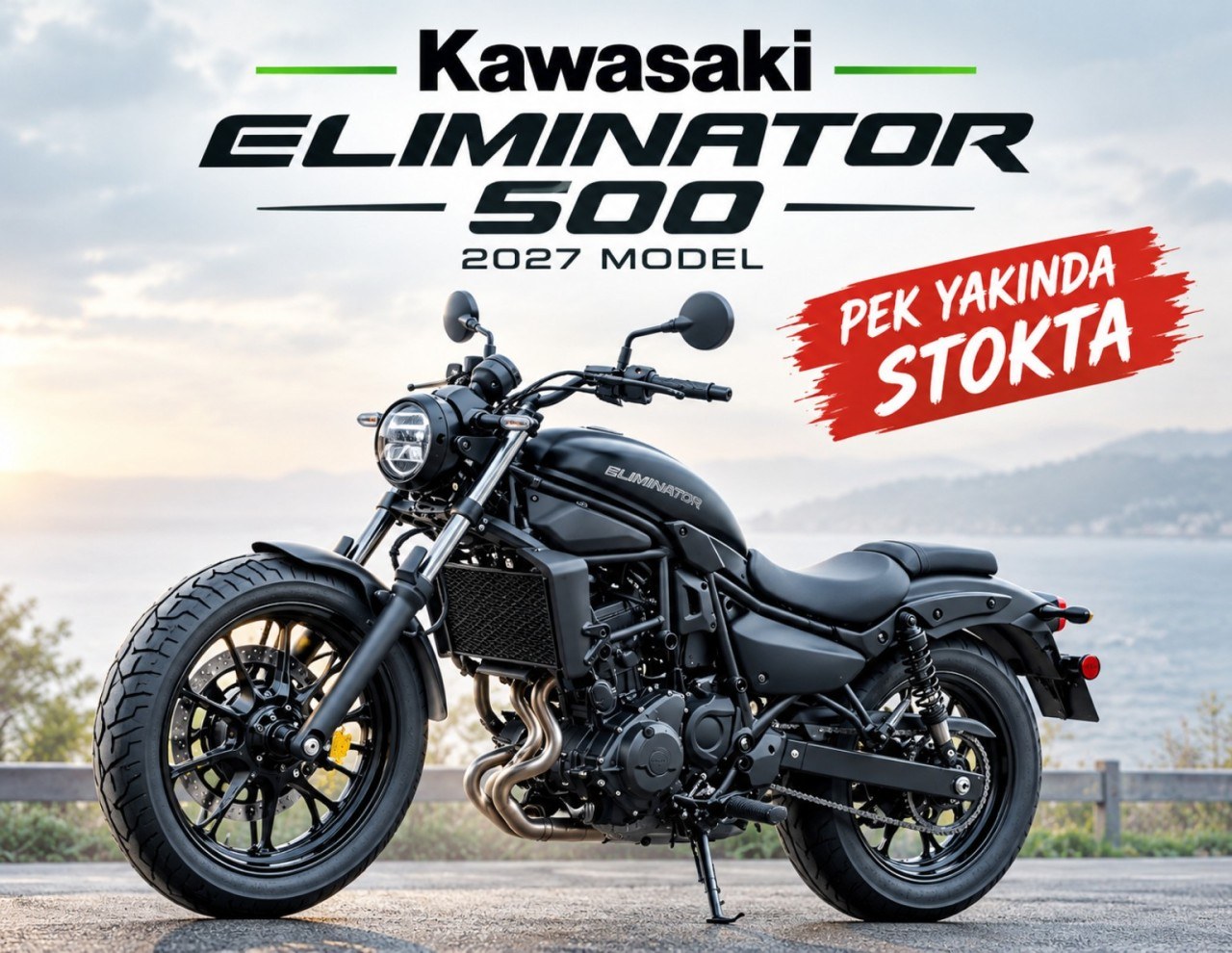 Kawasaki Eliminator 500 · 2027 · Sıfır · Arrow Egzozlu