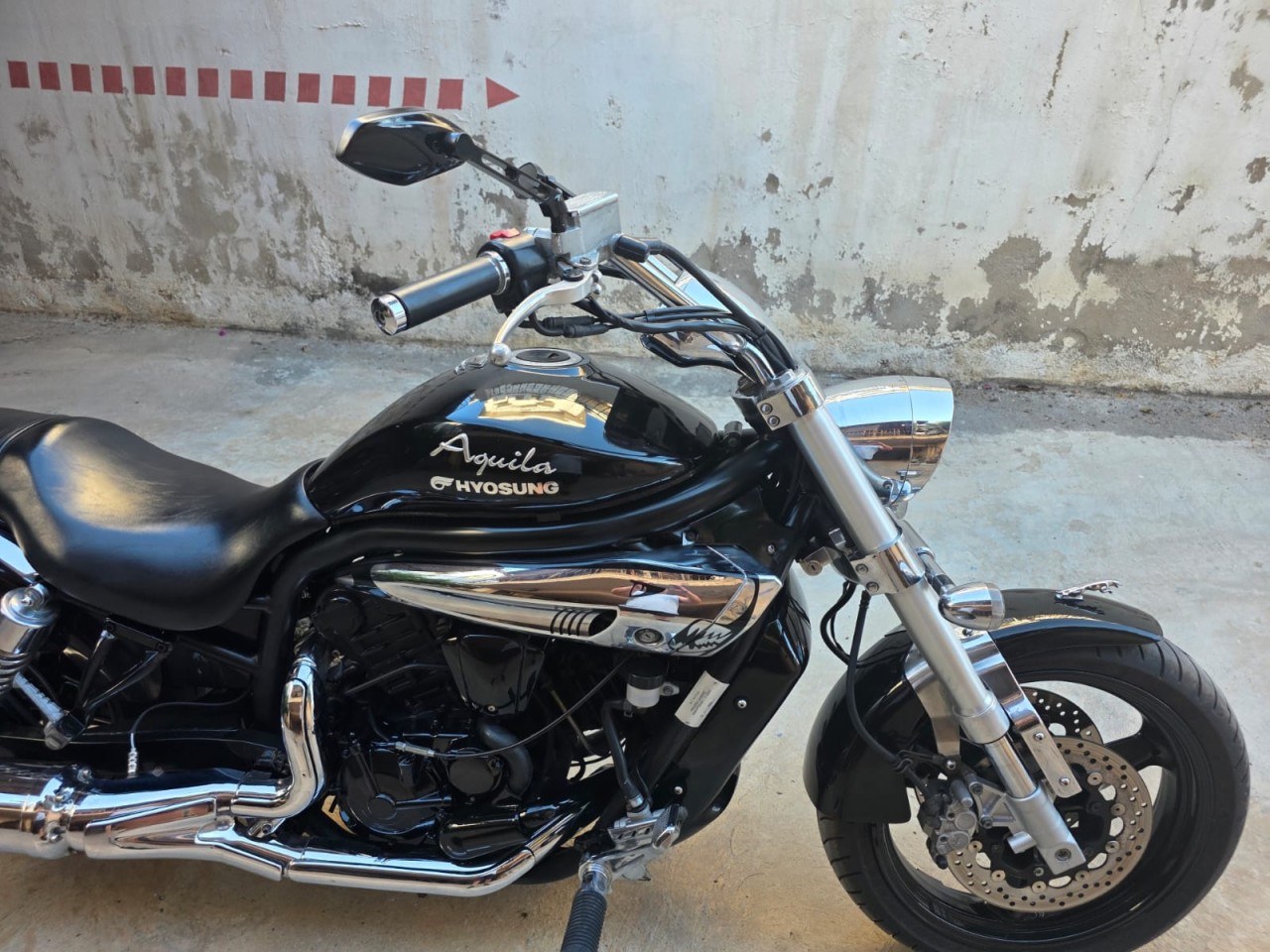 Hyosung GV 650 Aquila · 2014 · 23.500 km · Yeni Lastik